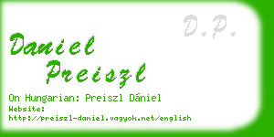 daniel preiszl business card
